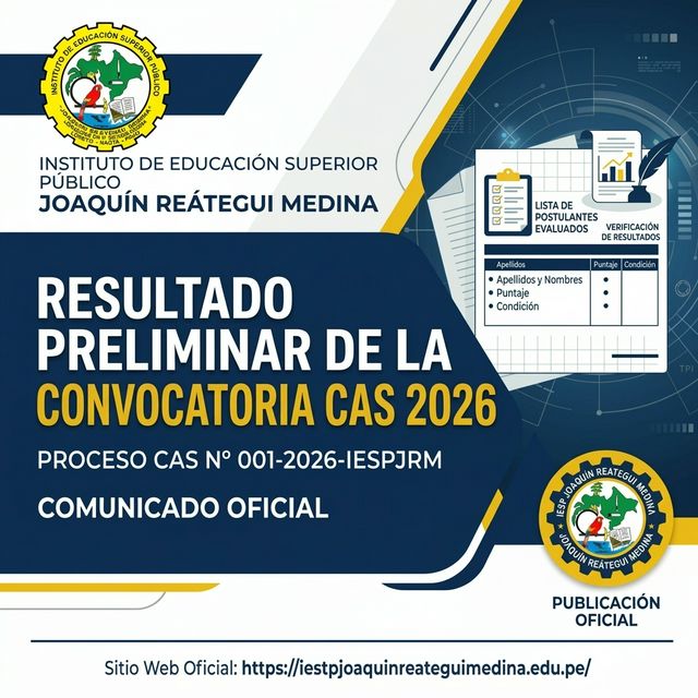 Resultados preliminares de la evaluación curricular